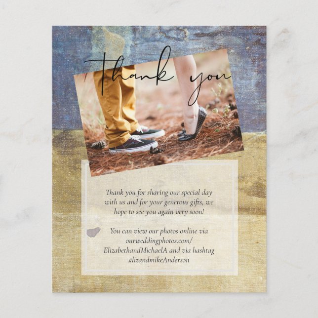 Bleu de la marine urbaine Faire-part de mariage bu (Devant)