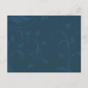 Bleu de marine classique - CARTES RSVP PERSONNALIS