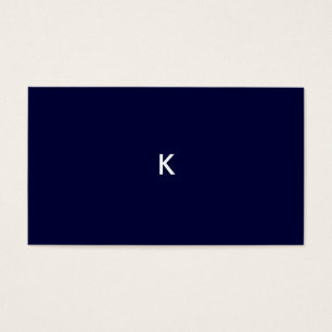 bleu de minuit de la carte nominative   de la