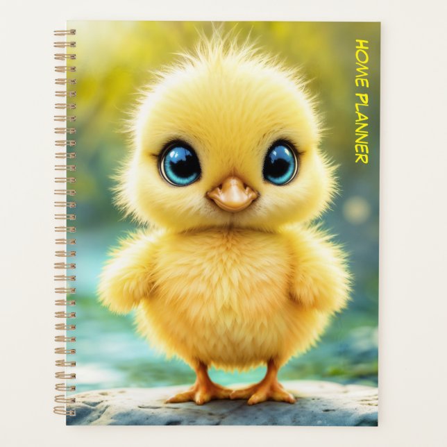 Bleu de poulet moelleux jaune soleil - Oiseau aux  (Devant)