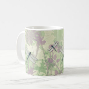 Bleu dragonflies Mug
