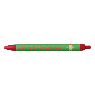 Bleu Drôle OEuf de Noël stylo personnalisé