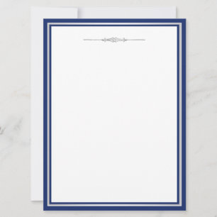 Bleu élégant et argent