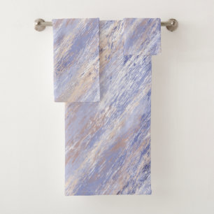 Bleu et beige Abstrait et embrouillé