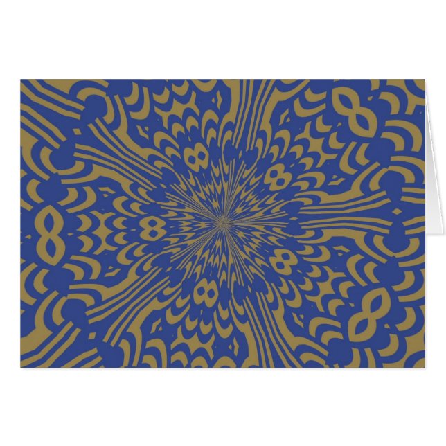 Bleu et or (Devant horizontal)