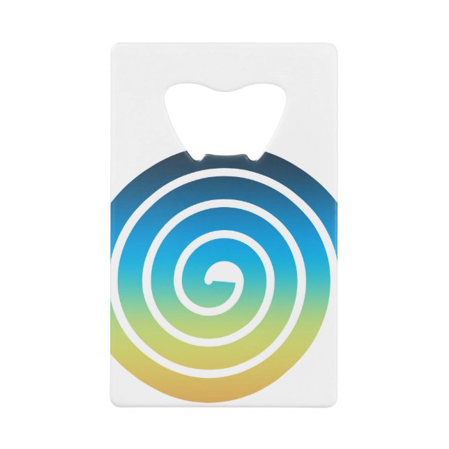 BLEU ET VERT EN SPIRALE (Devant)