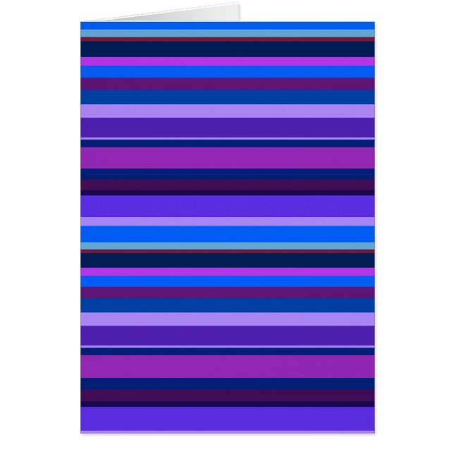 Bleu et violet bandes horizontales (Devant)