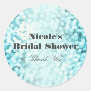 Bleu étincelants Glamor Stickers Glam Party