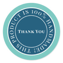 Bleu étiquette artisanale