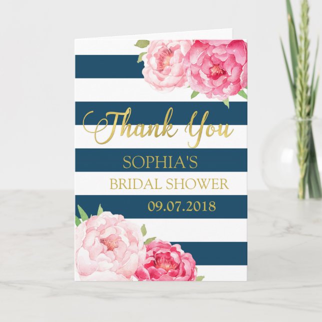 Bleu Fête des mariées rose Merci (Devant)