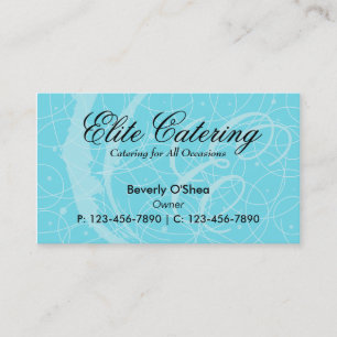 Bleu flamand de carte de visite professionnelle de