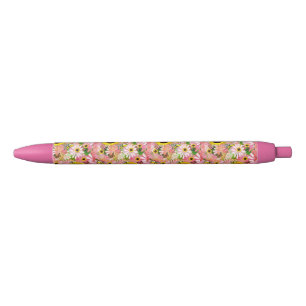 Bleu Fleurs de soleil stylo
