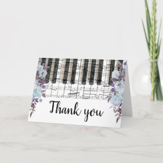 bleu fleurs musique piano clavier merci