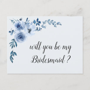 bleu floral serez-vous ma carte de femme de ménage