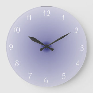 Bleu foncé et blanc> Cuisine plate Horloges
