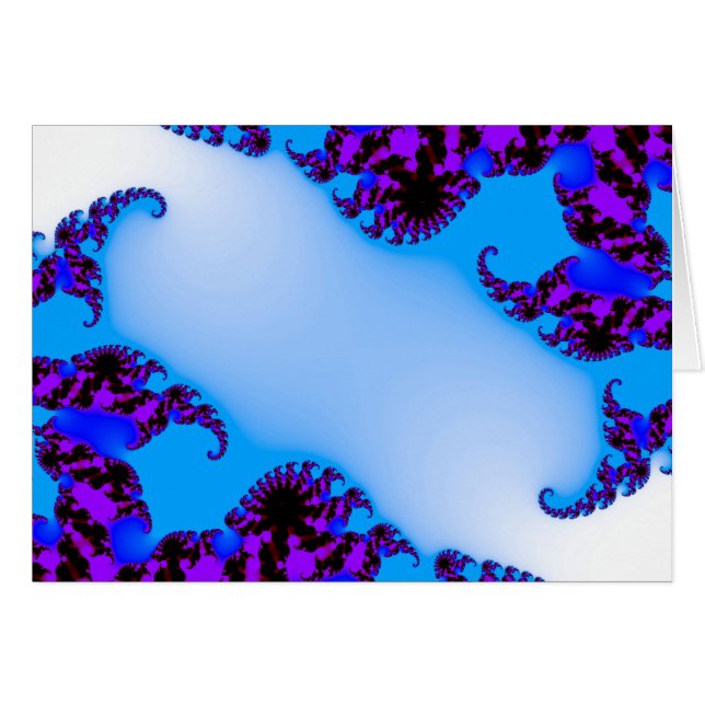 bleu fractal (Devant horizontal)