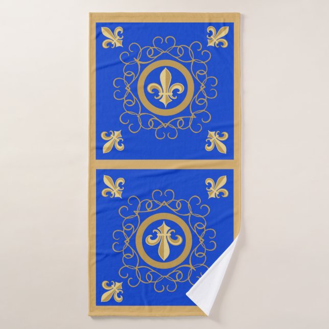 Bleu Français (Serviette de bain)