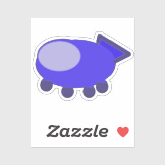 Bleu Funny Sticker