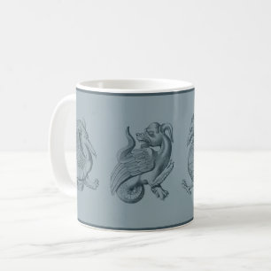Bleu Gargoyles Café Mug