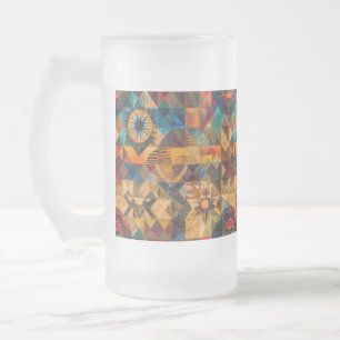 Bleu gelé "Artiste Héritée" Mug en verre de 473ml