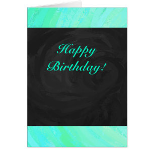 Bleu Glace Menthe et Monogramme Noir