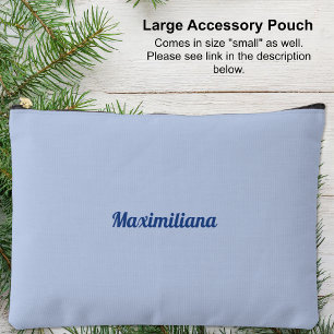 Bleu - Grand sac d'accessoires solide