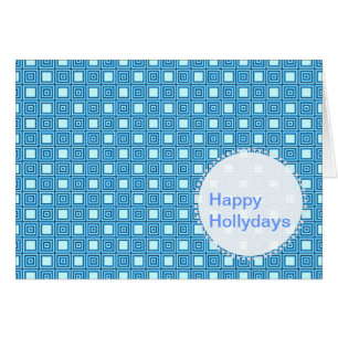 Bleu graphique blanc