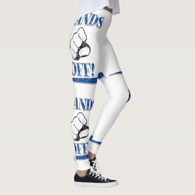 Bleu Hands Off Leggings (Droite)