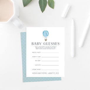Bleu   Haut dans le jeu de devinettes sur le Baby 
