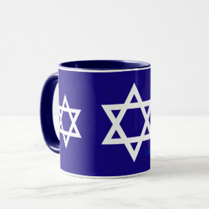 Bleu Israël tasse patriote, Drapeau israélien, Éto