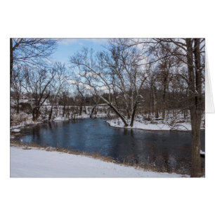 Bleu James River d'hiver