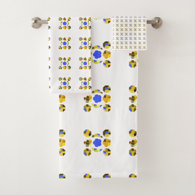 Bleu Jaune Illustration Formes fantaisistes (En situation)