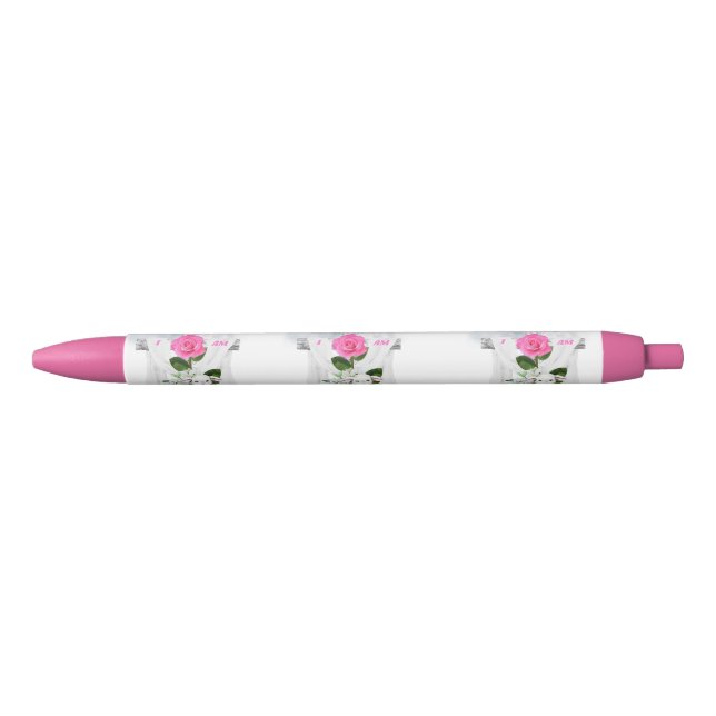 Bleu Je Suis Risqué Écrire Un Stylo (Devant)