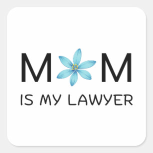 bleu kawaii mignon autocollant - agitateur de fleu