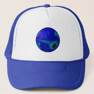 Bleu marbré pelouse Bowl, Casquette de camions