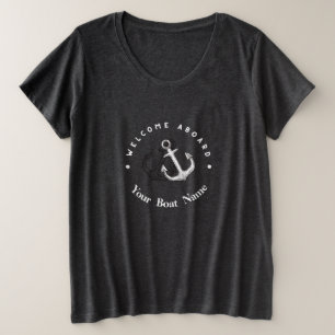 Bleu Marine Ancre nautique club bateau marina