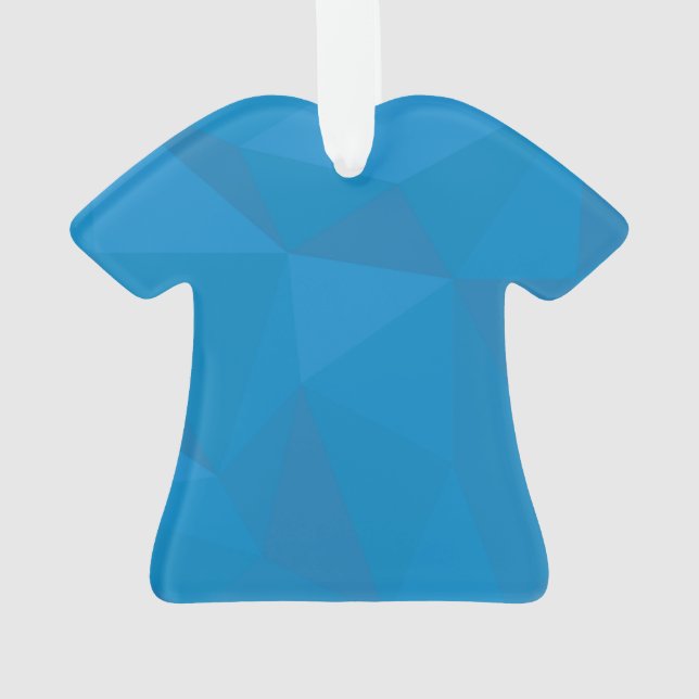 Bleu, moderne, cool, tendance, triangles futuriste (dos)