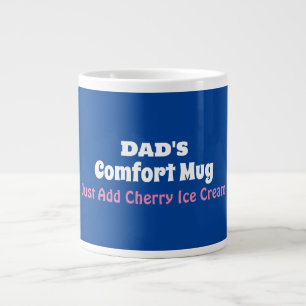 Bleu moderne Humour personnalisé La Mug Confort de