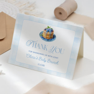 Bleu mou Bébé Brunch Baby shower Merci