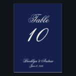 Bleu Nautique Mariage Cartes de Place Cartes de Ta<br><div class="desc">Cartes de mariage nautique bleu cartes de table avec texte personnalisable</div>