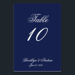Bleu Nautique Mariage Cartes de Place Cartes de Ta<br><div class="desc">Cartes de mariage nautique bleu cartes de table avec texte personnalisable</div>