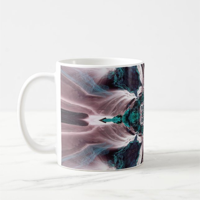 Bleu Océan Cascade Mug (Gauche)