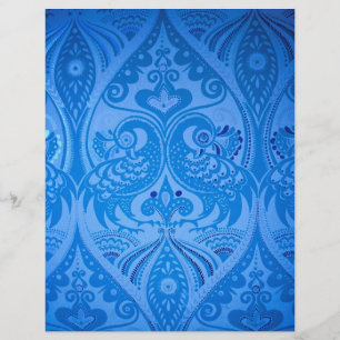 Bleu Oriental Peacock Birds