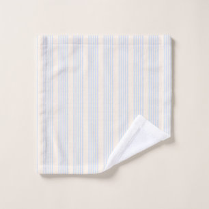 Bleu pâle et beige cinq rayures motif