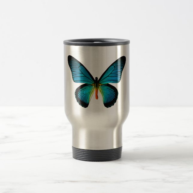 Bleu Papillon Voyage Mug (Centre)