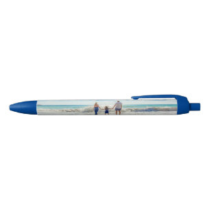 Bleu Personnalisé votre stylo photo avec texte personna