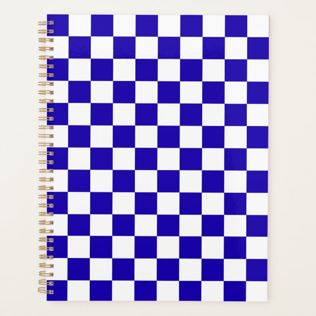 Bleu profond à carreaux  (Devant)