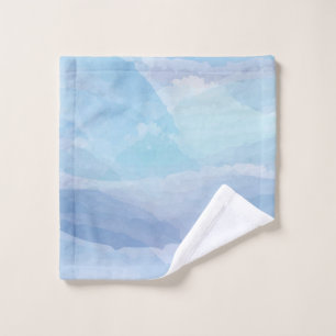 Bleu, résumé, art de course de brosse de couleur