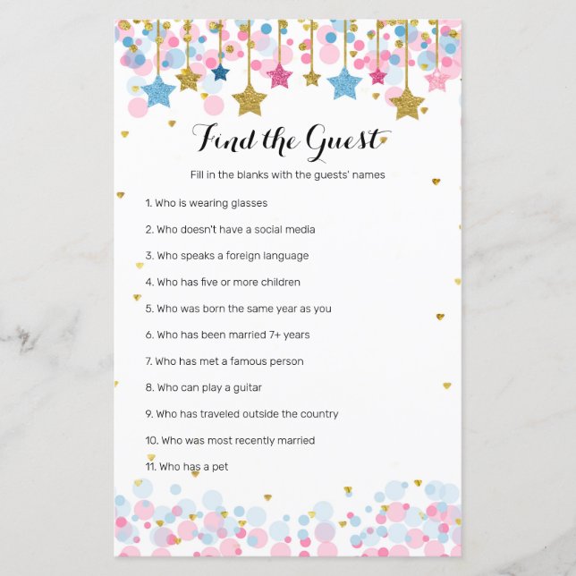 Bleu rose Twinkle Trouvez l'avis (Devant)