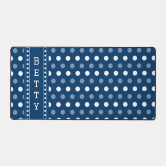 Bleu Royal à pois